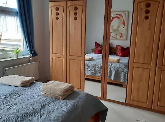 Kunstoase Am Blauen Haus Lejlighed *